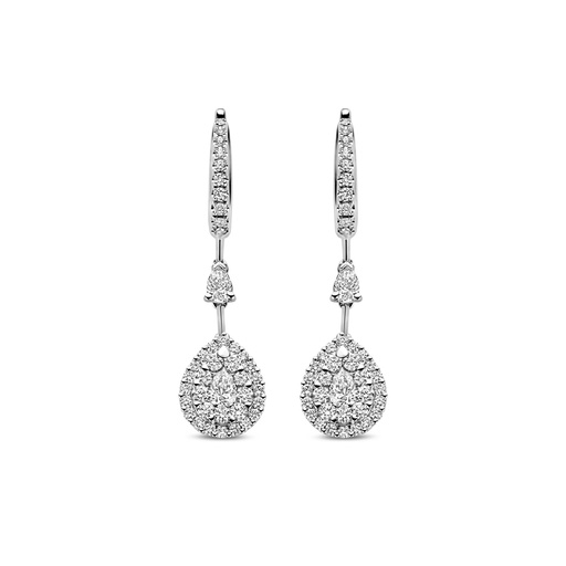 [JBS-DG-12027/1*S]  JBS - Whitegold earrings with diamonds