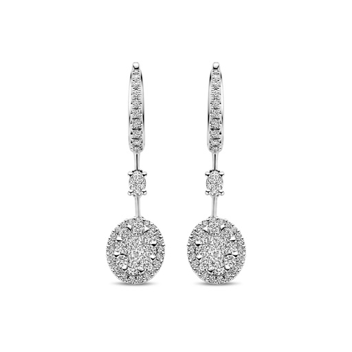 [JBS-DG-12026/1*S]  JBS - Whitegold earrings with diamonds