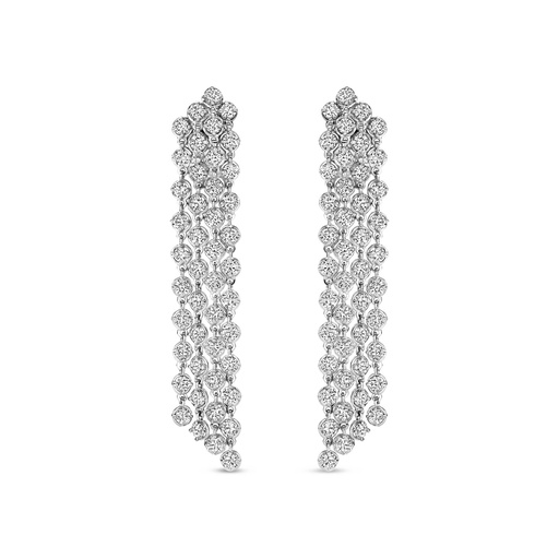 [JBS-IG-OR0055T8BWH4]  JBS - Whitegold earrings with diamonds