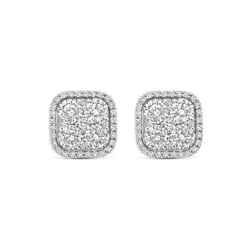 [JBS-DG-12316/2*S]  JBS - Whitegold earrings with diamonds