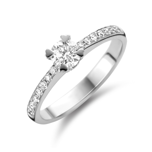  JBS - Solitaire white gold 0.21ct