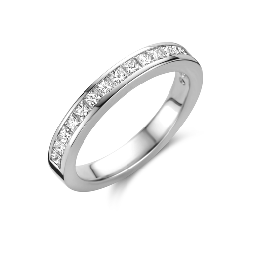  JBS - Wedding band white gold with Diamonds