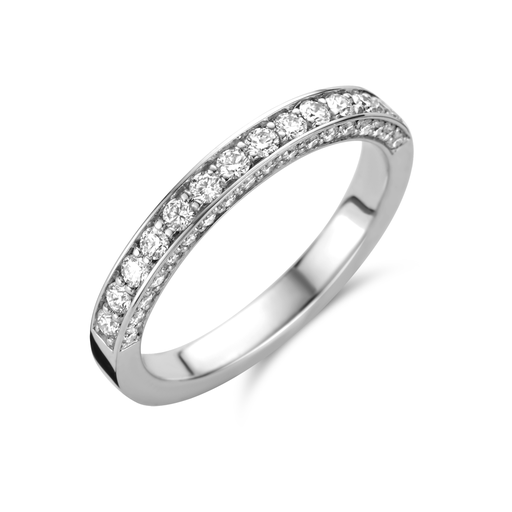  JBS - wedding band white gold set