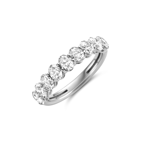  JBS - wedding band white gold set