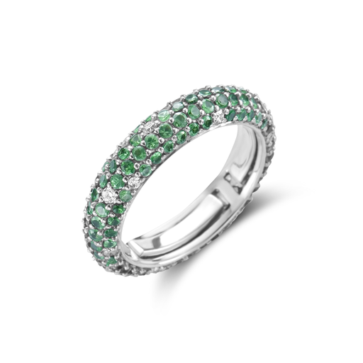  JBS - Ring White Gold Anneau Tsavorite