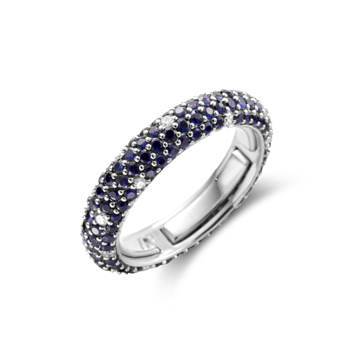  JBS - Ring White Gold Anneau Saf. + Bril.
