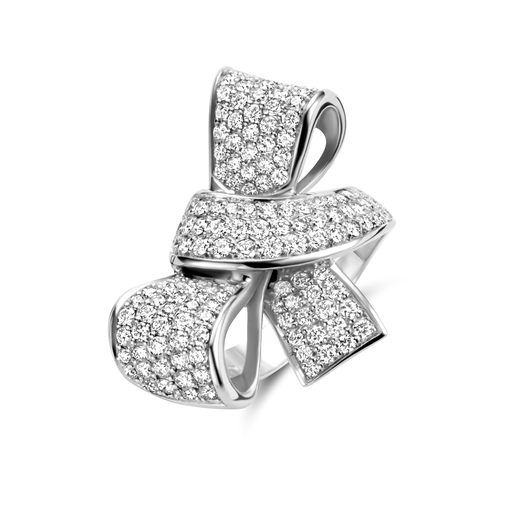  JBS - ring bow white gold full set