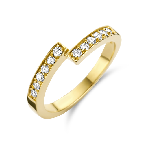  Garel - ring yellow gold set