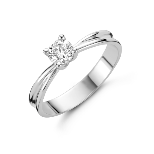  JBS - ring white gold solitaire