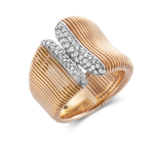  JBS - Ring pink gold diamonds