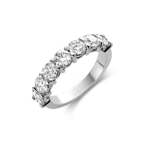  JBS - Wedding band white gold set with diamonds