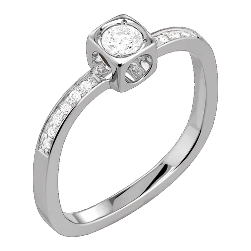  Dinh Van - Le Cube Diamant small ring