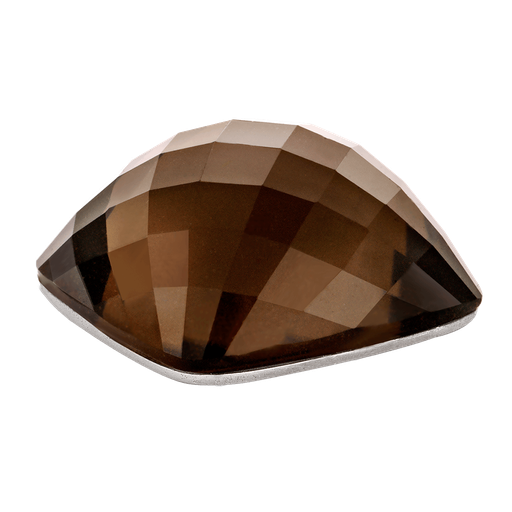 [87500.504.02]  Choices - smokey quartz faceted for 1818 ring