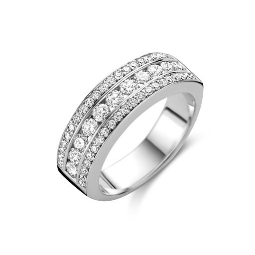 [JBS-MB-6/2837]  JBS - Wedding band with diamonds