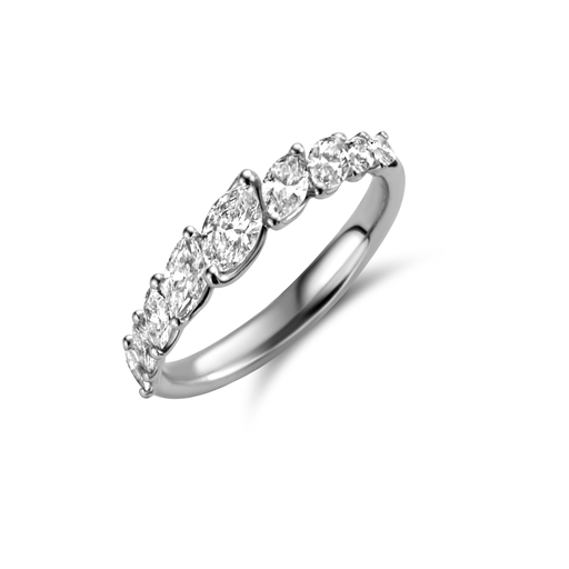  JBS - Ring White Gold Marquise