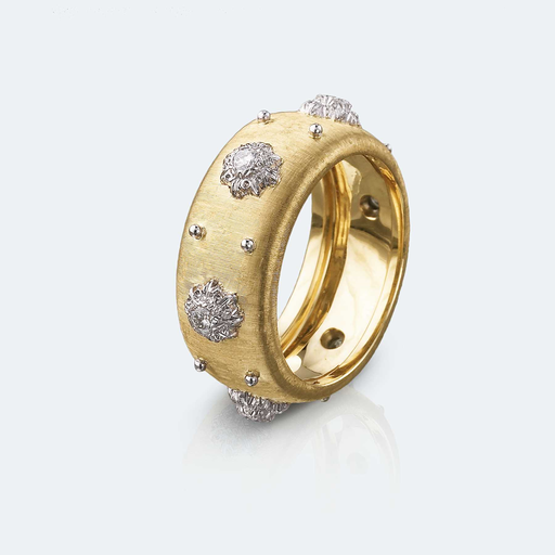 [JAUETE008417]  Buccellati - Eternelle Macri wit- en geel goud met diamanten