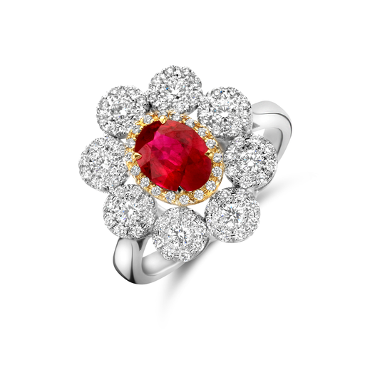 [JBS-MB-7/1279]  JBS - Ring Burma ruby