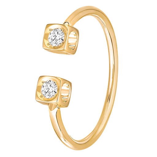 [208511]  Dinh Van - Le Cube Diamant ring