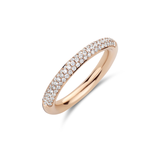 [8RR4774BR]  Bron - Stax ring pavé