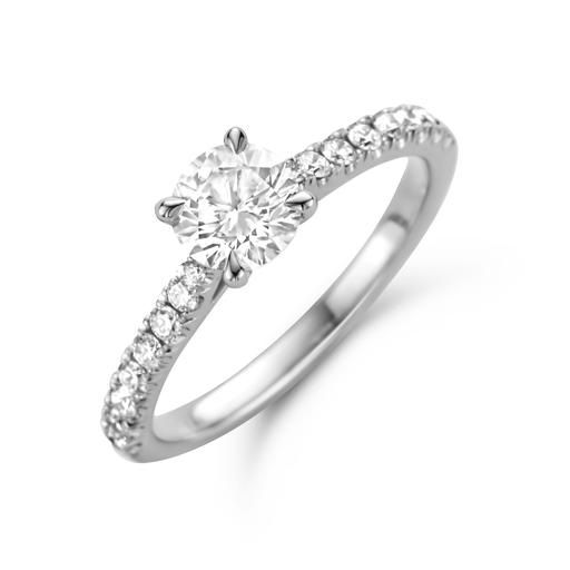 [JBS-MB-9/1937]  JBS - Solitaire 0.74ct-D-Vs1