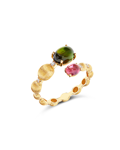 [AS3-598]  Nanis - Dancing in the Rain Tourmalin ring