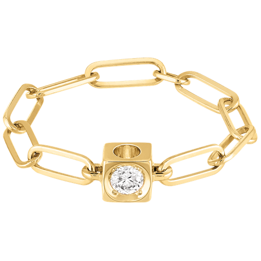 [208421]  Dinh Van - Le Cube Diamant ring
