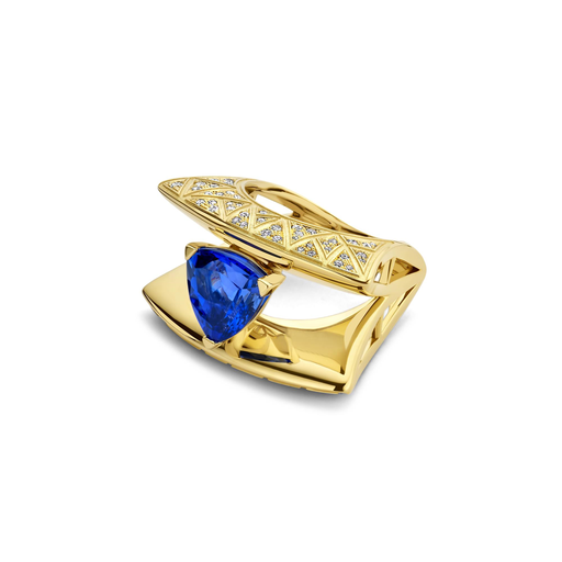 [DOUBLELOTUSYW-Tanza]  Dries Criel Jewelry - Double Lotus ring