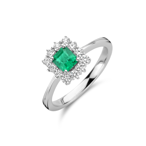 [JBS-DG-11332/1*SSM]  JBS - Emerald Entourage Ring