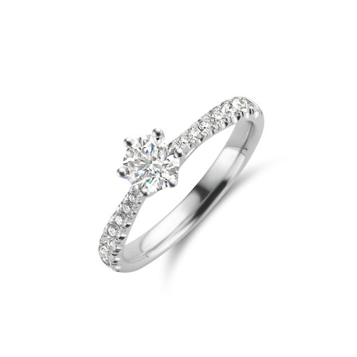 [JBS-MB-1/4161]  JBS - White gold solitaire with brilliant cut diamonds