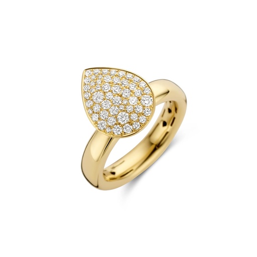 [1AN0032225/2]  Damaso - Yellow gold ring with diamonds
