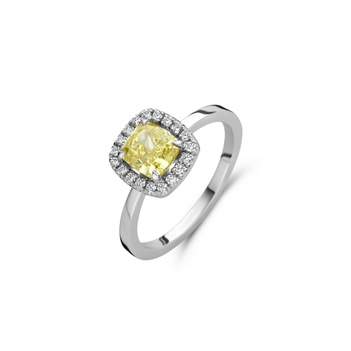 [JBS-MB-1/3152]  JBS - Whitegold Halo ring with diamonds
