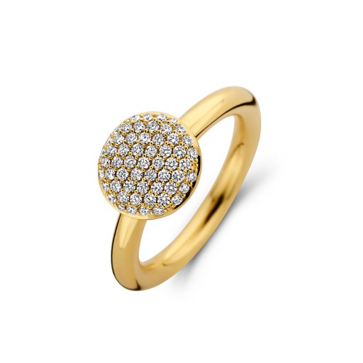 [8RG4899BR]  Bron - Stardust ring in yellow gold with diamonds