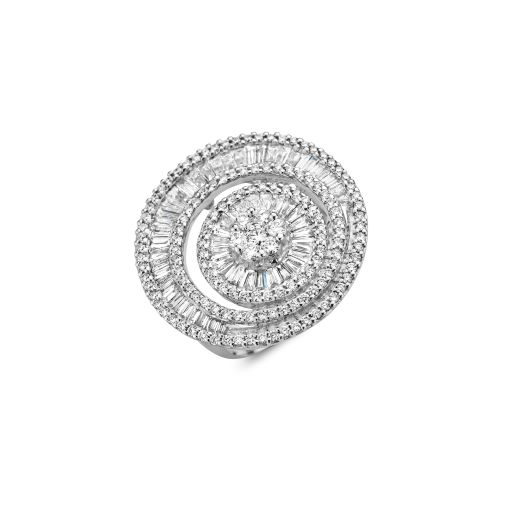 [JBS-SAD-PAMR292]  JBS - Illusion Diamond Ring