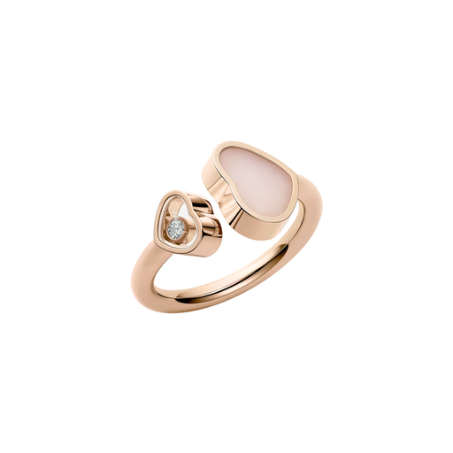 [829482-5632]  Chopard - Happy Hearts Pink Opal Ring