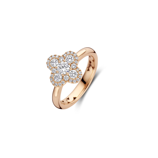 [1AN0271533/4]  Damaso - Ring in Pink Gold with Diamonds