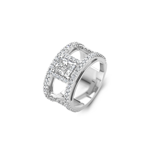 [JBS-MB-FD2/4055]  JBS - White gold ring with diamonds