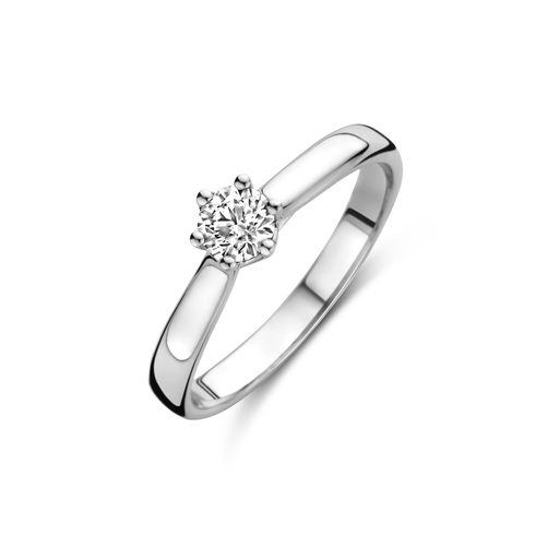 [JBS-MB-FD3/1940]  JBS - Whitegold solitaire with diamond