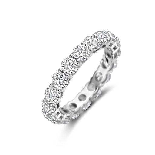 [JBS-IG-AN54730P020BWH4]  JBS - Whitegold wedding band with diamonds
