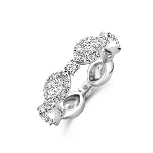 [JBS-LV-A11229/W-W]  JBS - Whitegold ring with diamonds