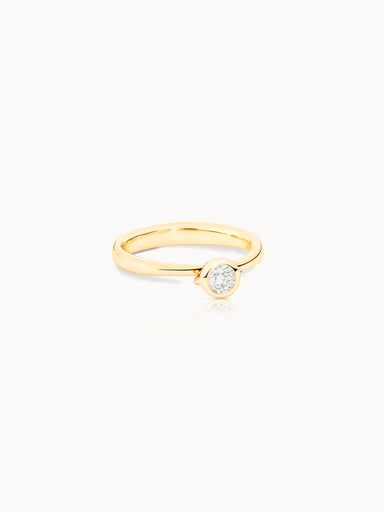 [R-BOU-Sol-Cl-yg]  Tamara Comolli - Ring BOUTON Solitaire Classic Diamond