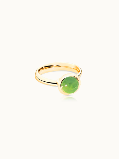 [R-BOU-s-Per-yg]  Tamara Comolli - Ring BOUTON small Peridot Peridot