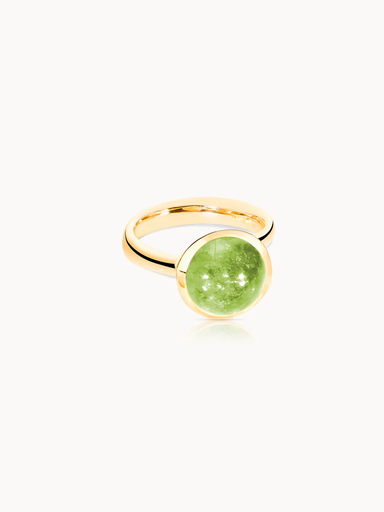 [R-BOU-I-Per-yg]  Tamara Comolli - Ring BOUTON large Peridot Peridot