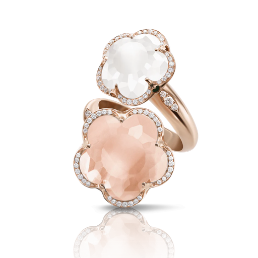[15747R]  Pasquale Bruni - Bon Ton Contrarié Ring in Pink Gold